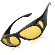 HD Polarized Night Vision Sunglasses voor het rijden in Dark - Geel Glass