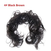 Messy krullend haar voor Knold # 4 - Black Brown