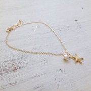 Enkelketen Starfish + Pearl