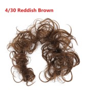 Messy Curly Haar Bun #4/30 - Roodachtig bruin