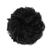 Messy Bun Hair Fastery met verfrommeld kunsthaar - #2 Natuurlijk zwart