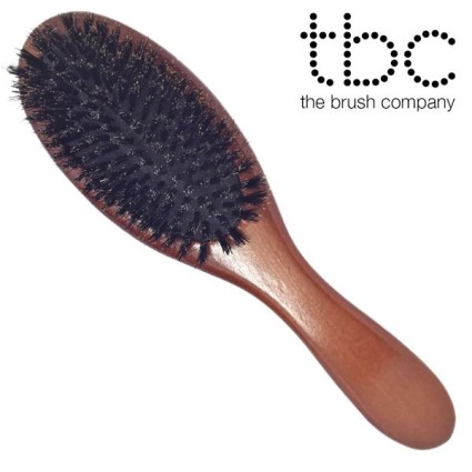 TBC® Boar Bristle haarborstel  - Oval
