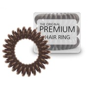 Premium® Spiraal Haar elastieken Bruin - 3 stuks
