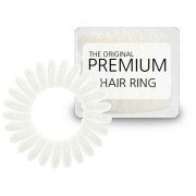 Premium Spiraal Haar elastieken Wit - 3 stuks