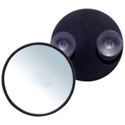 Uniq Makeup Spiegel 10X Vergrotend met Zuignap - Zwart