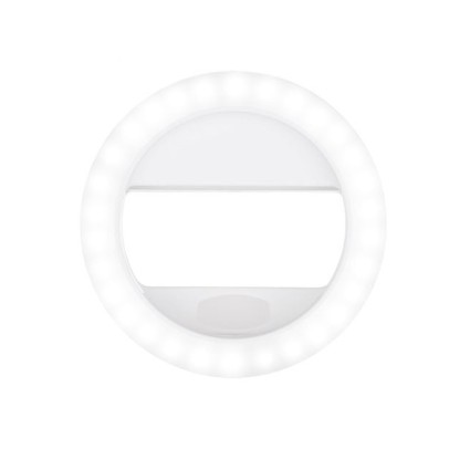 Selfie LED Light Ring voor smartphones en tablets
