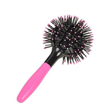 3D Bomb Curl Haarborstel - Roze