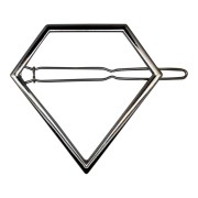 SOHO Pyramid Metaal Haar Clip -  Zilver
