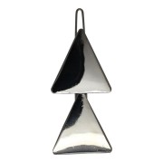 SOHO Triangles Metaal Haar Clip - Zilver