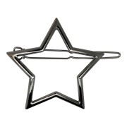 SOHO Star Metaal Haar Clip - Zilver