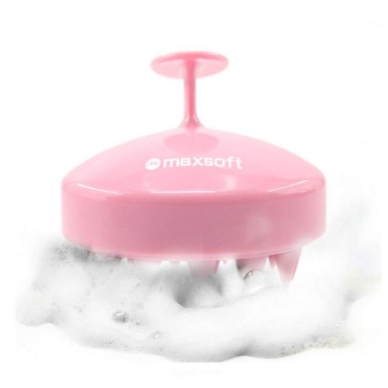 Shampoo Haarborstel | Masseert en Stimuleert de Hoofdhuid - Roze