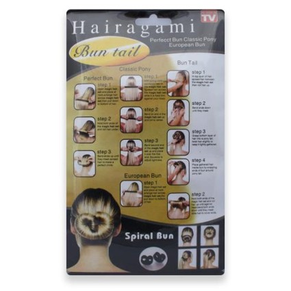 Hairagami - 2 stks - zwart en paars