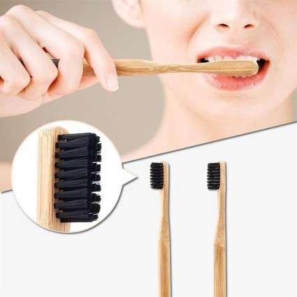 Teeth Whitening 100 Natural Tandenbleker + Bamboe tandenborstel