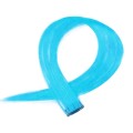 Crazy Color Clip-On extensions - 50 cm - Turquoise