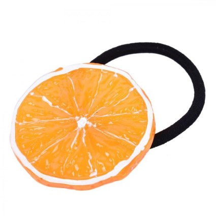 Fruit Haarelastiek - Oranje - 1 st