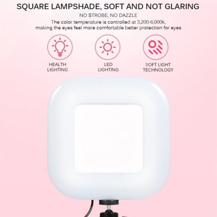 Selfie Ring Light voor iPhone / Android | LED-verlichting voor smartphones - D21