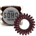 SOHO Haarelastieken, Chocolade Bruin - 3 stk.