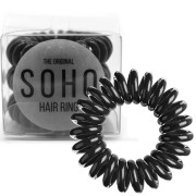 SOHO Haarelastieken, Zwart - 3 stk.