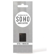 SOHO Snag-Free Haarelastieken, Zwart - 10 stk