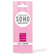SOHO Snag-Free Haarelastieken, Roze  - 10 stk