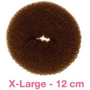 Haar Donut - Bruin - XL 12cm