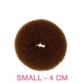 Haar Donut - Bruin - SMALL 4cm