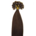 Hot Fusion hair extensions - 60 cm - #4 Chokoladebruin