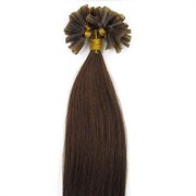 Hot Fusion hair extensions - 50 cm - #4 Chokoladebruin