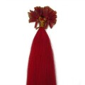 Hot Fusion hair extensions - 60 cm - Rood