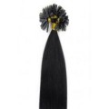 Hot Fusion hair extensions - 60 cm - #1 Zwart