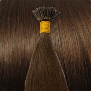 Cold Fusion hair extensions - 50 cm - #4 Chokoladebruin