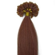 Hot Fusion hair extensions - 60 cm - #30 Rood Bruin