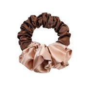 SoHo Soft Sleep Scrunchie, Heatless Curler - Brown