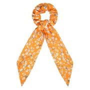 SoHo Scrunchie met sjaal - oranje
