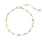 Soho Kora Bracelet - zilver/geel