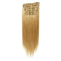 Clip-on hair extensions - 50 cm - #27 Midden Blond