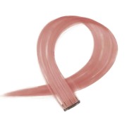 Stoffig roze, 50 cm - gekke kleurenclip aan