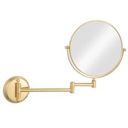 Uniq Wall Mirror met 10x vergroting - goud